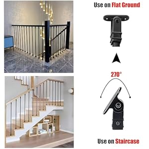Pet-Playpens-Stair-Railing-Pet-Fence-Safety-Gates-for-Stairs-Pet-Dog-Isolation-Door-Staircase-Balusters146-153Cm - Cucciolini Doodles Pet-Playpens-Stair-Railing-Pet-Fence-Safety-Gates-for-Stairs-Pet-Dog-Isolation-Door-Staircase-Balusters146-153Cm