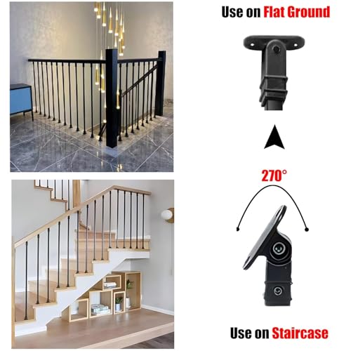 Pet-Playpens-Stair-Railing-Pet-Fence-Safety-Gates-for-Stairs-Pet-Dog-Isolation-Door-Staircase-Balusters146-153Cm - Cucciolini Doodles Pet-Playpens-Stair-Railing-Pet-Fence-Safety-Gates-for-Stairs-Pet-Dog-Isolation-Door-Staircase-Balusters146-153Cm