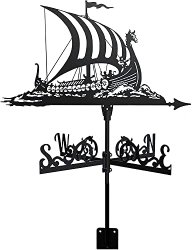 Girouette bateau pirate décorative pour animer le toit de la ferme