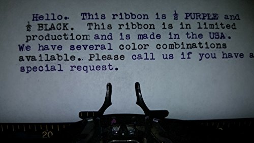 Black and Purple Typewriter Ribbon for We R Memory Keepers Typecast Typewriter