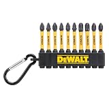 DeWalt DT7274-QZ - Juego de puntas de destornillador de alto impacto Pozi y Phillips de 50 mm PZ1 PZ2 PH2