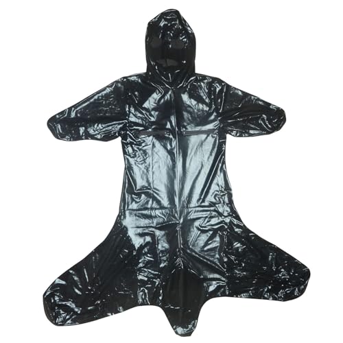 Ohyesbae Overall Sexy Enger mit Reißverschluss,SM Bodysuit Leggins für Konditionierende Hundesklaven,Männlicher Sklave kriechende Strumpfhose, All-inclusive Sexy Jumpsuit Ganzkörper Anzug (XL)