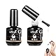 2 PCS Nail Glue Gel UV Glue Gel 8 in 1 Nagelkleber Für Kunstnägel 15ML Kleber Nägel UV Solid für Künstliche Nägel mit Klarer Spitze Geeignet für Nail Art Studio DIY Home