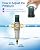 Valquave Water Pressure Regulator, with Spin Down Sediment Filter & Gauge for Home, 50 Micron, 1.25" MNPT + 1" FNPT + 1" MNPT, Heavy Duty Brass