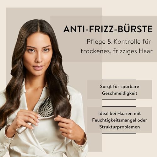 PARSA Beauty Hair ID Anti-Frizz Haarbürste – Haarbürste ohne Ziepen für eine glatte Haarstruktur