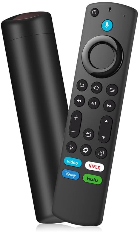 Replacement Voice Remote Control for Fire Smart TV Stick (2nd/3rd Gen)/4K Max/Lite – Compatibility with Insignia, Pioneer QLED, Hisense,Fire-TCL 4K & TVs Cube with Voice Control