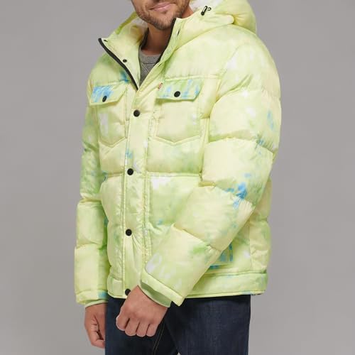 Image of Levi's Men's Performance Hooded Puffer Trucker Jacket (Regular & Big & Tall Sizes)