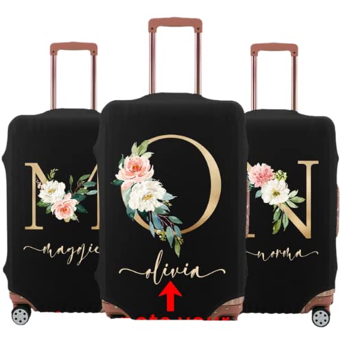 Personalized Luggage Cover, Custom Thick Elastic Box Cover, Bag Cover For 18-32 Inch Suitcase, Elastic Protective Cover, Traveler's Must Have. Personalized Luggage Cover, Custom Thick Elastic Box Cover, Bag Cover For 18-32 Inch Suitcase, Elastic Protective Cover, Traveler's Must Have.