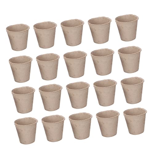 ibasenice 40pcs Nursery Cup Kit Pulp Plant Starters for Gardening for Seedling Cultivation of Vegetables and Flowers