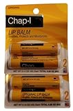 Chap Icee Lip Balm, Original Flavor Four Sticks, 2 pack each 0.14 oz