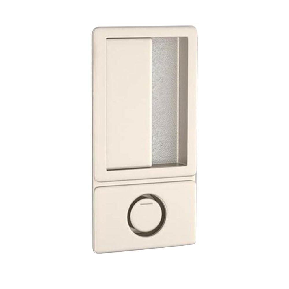 Bezuchwytowy montaż podtynkowy cichy Push-Pull niewidoczny zamek do drzwi ze stopu cynku do sypialni lub salonu, kolor khaki, 13,6 x 7 cm
