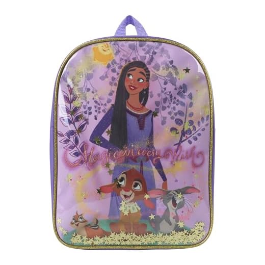 Disney Mochila Wish | Mochilas Infantiles Wish | Bolsos Niña | Morado