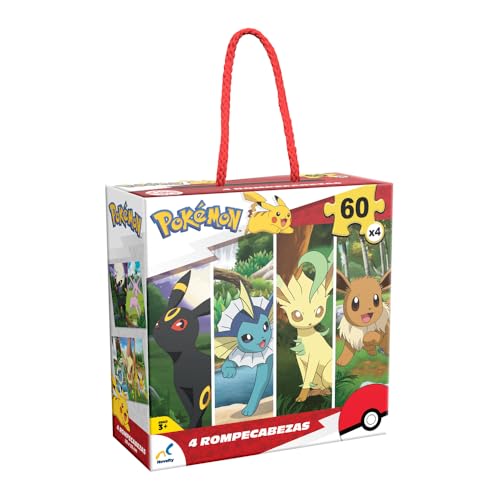 Rompecabezas 4 En 1 Pokemon Eevee