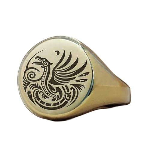 Bague phénix en argent hypoallergénique pour peaux sensibles