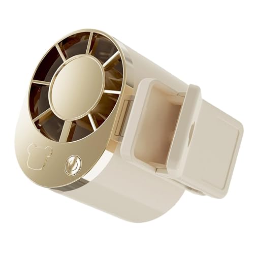 Genérico Ventilador Ponible,3 Velocidades Equipo Recargable USB Ajustable | Ventilador Con Clip,Para Verano Viajes Camping Playa Festivales Deportes Oficinas Escritorio Senderismo