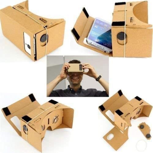 Image of Vr Box, Cardboard,3D with Cardboard and Headsets for Mobile