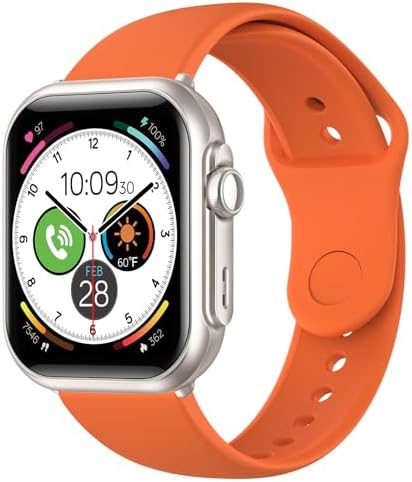 RUXINGX Men's Smartwatch - Orange