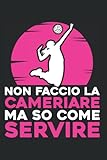  Pallavolo Giocatore Servire - Pallavolo Arbitro Allenatore Taccuino A Righe: Formato A5 I 110 Pagine I Regalo Como Agenda Pianificatore Diario