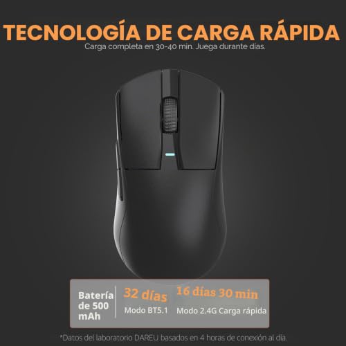 Ratón gaming ultraligero que elimina el retraso inalámbrico gracias al sensor PixArt PAW3395 6