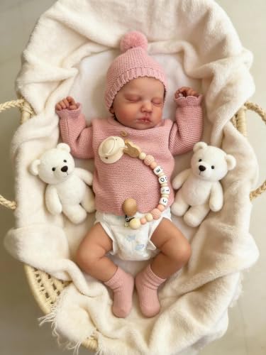 Muñeca Reborn Bebé Silicona Realista 20 Pulgadas miniatura 2