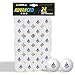 JOOLA Pelotas de Ping Pong (3 Estrellas, 40 mm de diámetro, 24 Unidades), Color Blanco