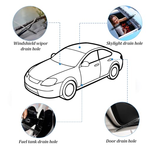 Gjinxi 4 pcs Schlauchbürste 100cm Extra Lange Reinigungsbürste Nylon Milchschlauchbürste Dünn Flaschenbürste Bürste Rohrbürste für Strohhalmrohr,Schlauch,Flaschen,Kühlschrankablauf Strohhalm Bürste B