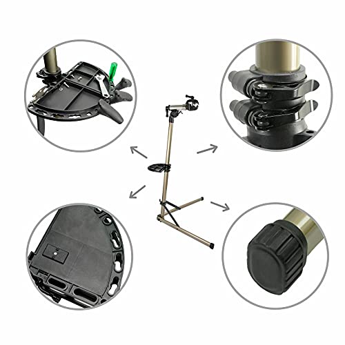 Bikehand E Bike Repair Stand (Max 110 Lbs)-Heavy Duty- Home Portable Bicycle Mechanics Workstand - Great For Ebike Mountain Bikes And Road Bikes Maintenance #TOP2