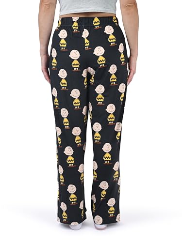BRIEF INSANITY Charlie Brown Pajama Pants - Comfy, Loose-Fit, Ultra-Soft - Snoopy Lounge Bottoms3