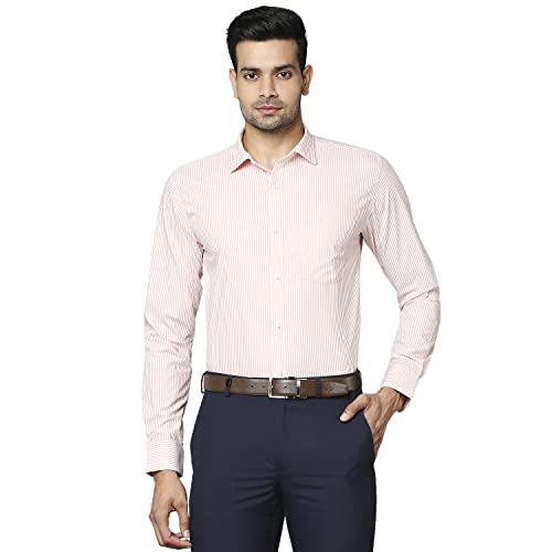 Image of Park Avenue Medium Orange Shirt (Size: 40)-PMSX15777-E3