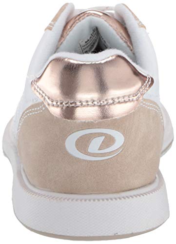 Dexter Womens Groove Iv White/Nubuck/Rose Gold Wide Width Bowling Shoes 9.5 W Us #TOP2
