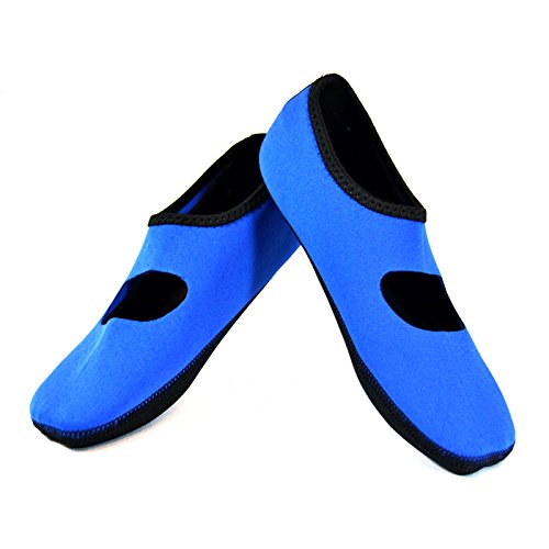 Nufoot Women's Mary Janes Royal Blue, Large