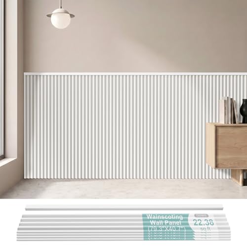 KERRAM Wainscoting Panels for Living Room Bedroom Dining Room & Hallway