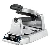 Waring Commercial Single Waffle Cone Maker, Heavy Duty Die Cast Housing, Non Stick Plates, Produces...