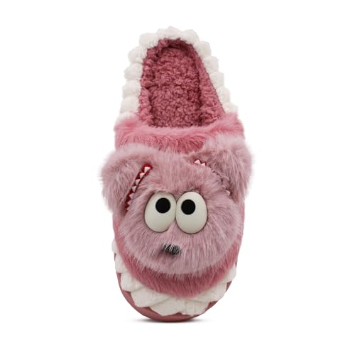 Image of VRITRAZ Women's Comfort Slip On Closed Toe Warm Winter House Clog Indoor Slipper with Cute Print and Degins