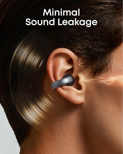 Image of Soundcore AeroClip by Anker, Open-Ear Earbuds, Clip-On Headphones, Adaptive Comfort, Clear Calls with 4 Mics and AI, Stable Fit, 12mm Drivers for Powerful Bass, Open-Ring Design