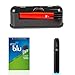Produktbild Reiseset Original Myblu Travel Case mit 3.000 mAh Power Bank zusammen mit 2 x E-Zigarette Farben Schwarz und Rot + Aroma Green Apple Ohne Nikotin