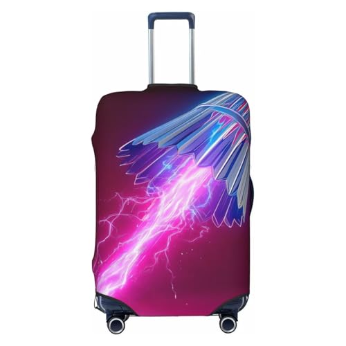 Energy Blast Of Shuttlecock Elastic Travel Luggage Covers Dustproof Scratch-Resistant Suitcase Protector Fit 22-24 Inch