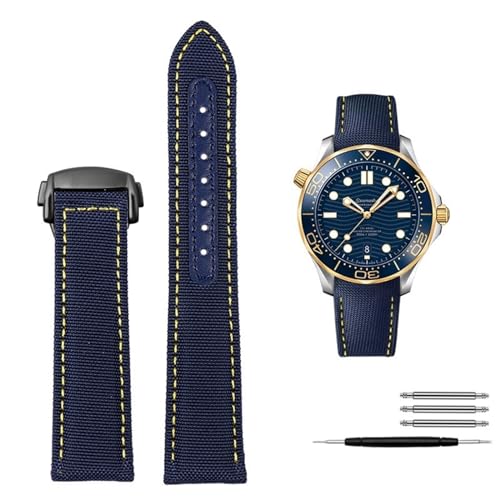 Bracelet Omega Seamaster en cuir et nylon pour le quotidien et le sport