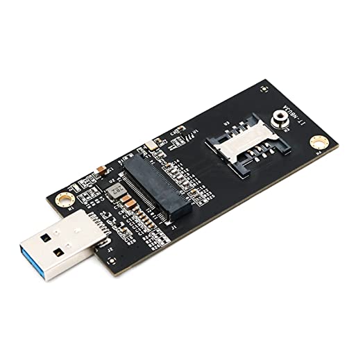 Graootoly Adattatore USB M2 NGFF (M.2) Chiave B a USB 3.0 Adattatore con SIM 6Pin Slot per WWAN/LTE Modulo
