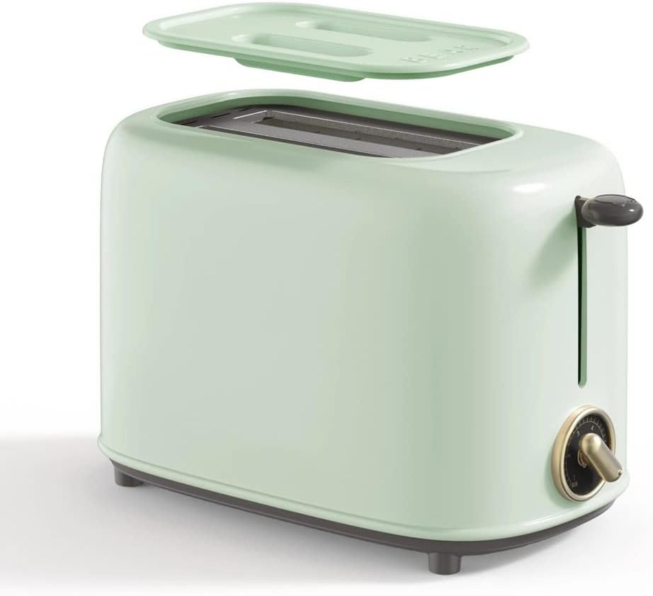 680W Household Toaster With 2 Slices Slot Automatic Warm Multifunctional Breakfast Bread Baking Machine