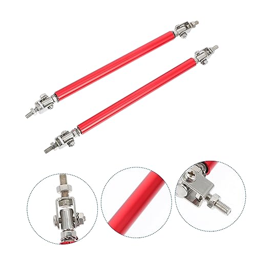 Anneome 2 Unidades Haste Surround Do Carro Suporte De Lábio Do Pára-choque Dianteiro Barra De Apoio