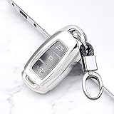 Das Autoschlüsseletui passt für Hyundai Veloster Kona Azera 2019 Hyundai Santa Fe i30 ix35 2017-2019.(Aufgrund unterschiedlicher Produktionsjahre können Autoschlüssel unterschiedlich sein.Bitte stellen Sie sicher,dass unser Schlüsseletui für Ihren Schlüssel geeignet ist.)