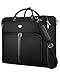 MATEIN Mens Garment Bags for travel, Large Travel Suit Bag Up to 7 Suits with Strap, Wrinkle Free Carry On Garment Bags for Hanging Clothes, Business Suitcase Luggage Bag Fit 17.3 Inch Laptop, Black