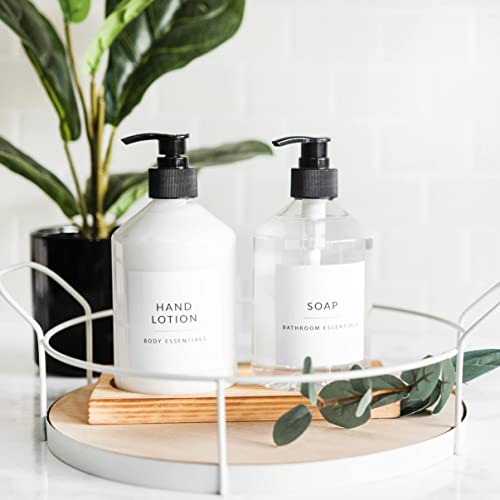 158 Bathroom Jars Labels Hand Soap Labels For Bottles - Organizing Labels For Storage Bins Bathroom Containers Labels - Makeup Organizer Labels For Cotton Ball Holder Qtip Holder Apothecary Jars Lids #TOP3