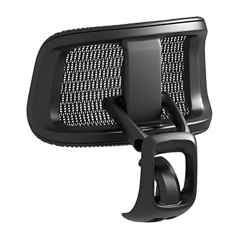 ELABEST Office Chair ELAMAX 1096E Headrest in Black,Adjustable Nylon Headrest Replacement,Not Regular Cover