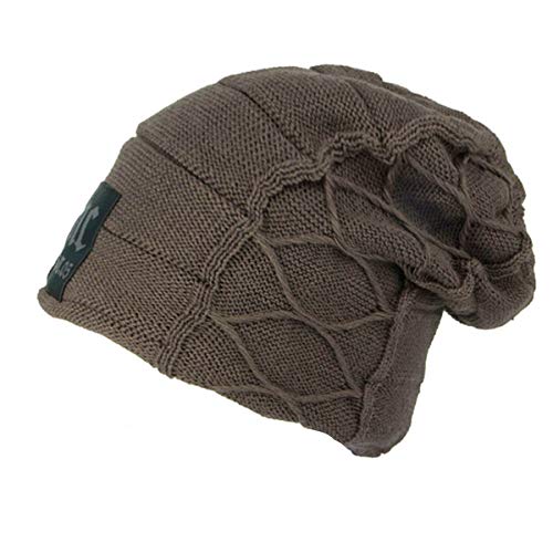 ARHSSZY Unisex Baggy Skull Beanies Men's Thick Warm Winter Wool Hat Knitted Caps ARHSSZY Unisex Baggy Skull Beanies Men's Thick Warm Winter Wool Hat Knitted Caps