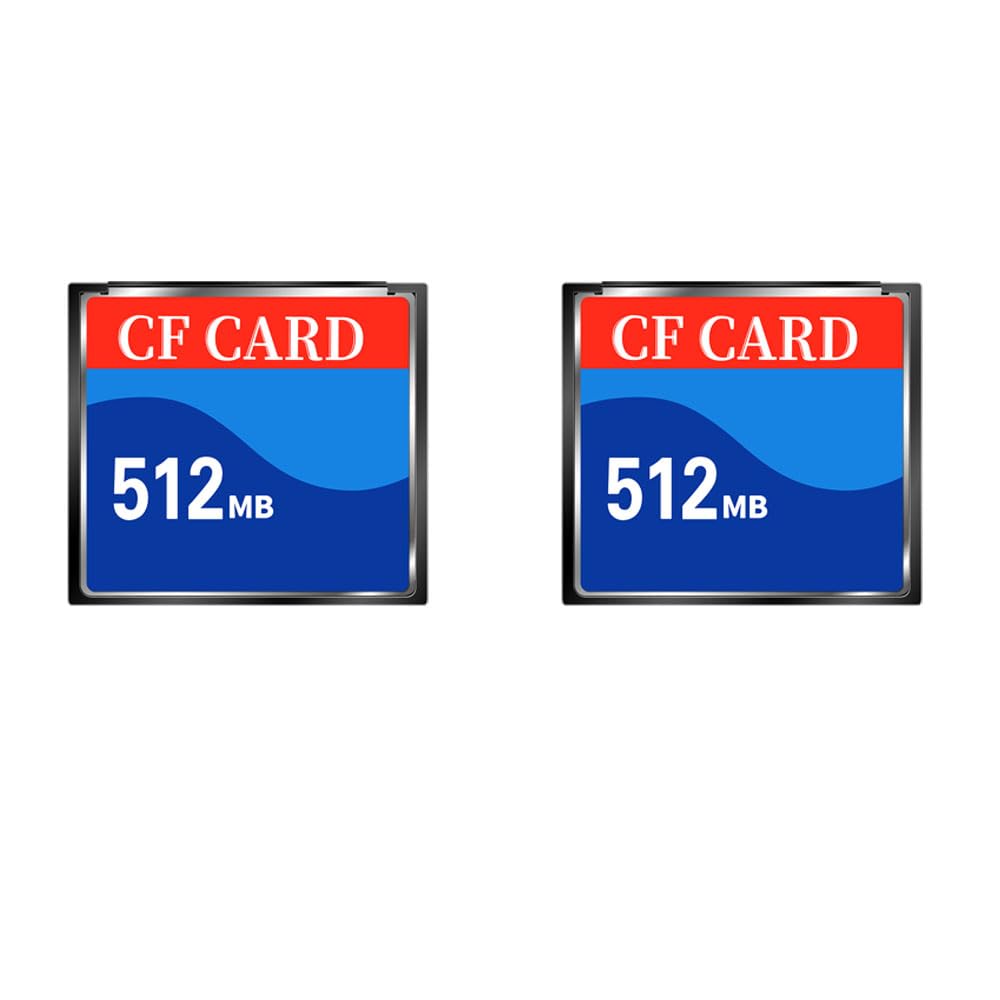 Original CF 512MB Card Type I for Camera Numerical Control Machine Tool Storage Card（2PACK