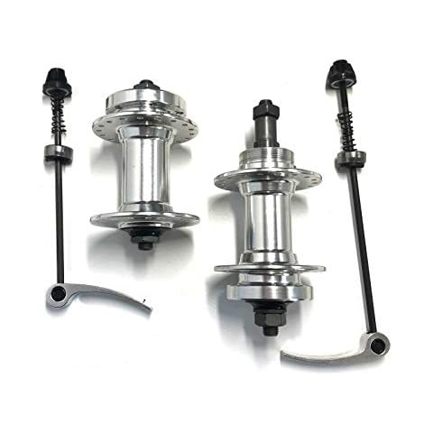 DONSP1986 Bike Wheel Part Bicycle hub, Bike Hub 36 Hole, Quick Release,Alum,One Pair,100mm x135mm Front Width and Rear Width Cover
