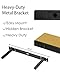SHYFOY Floating Shelves for Wall, Glass Finish Shelves Set of 3, Display Shelf for Wall Decor, with Invisible Brackets for Bathroom, Living Room, Bedroom and Kitchen, Brass