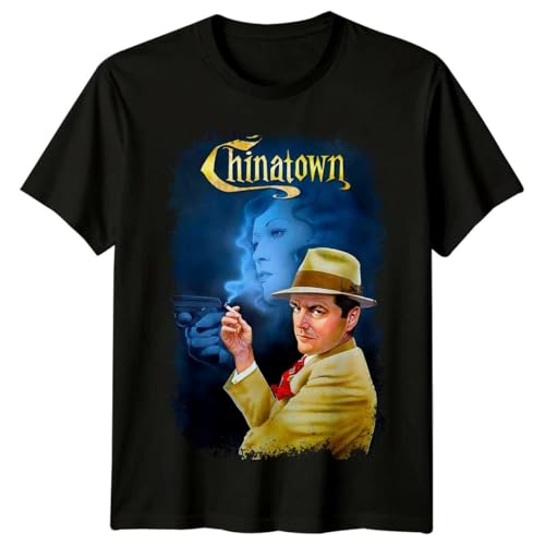 Image of huUKH7HGT Chinatown (1974) Movie Poster Inspired T-Shirt Black S